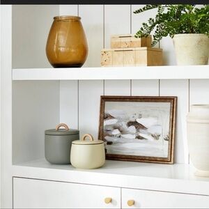 Studio McGee 16"x12" Textural Pastel Abstract Framed Wall Canvas